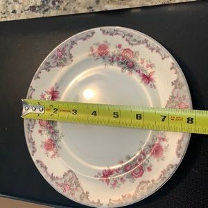 Meito Corsage pattern Japan China two 8 inch salad plates